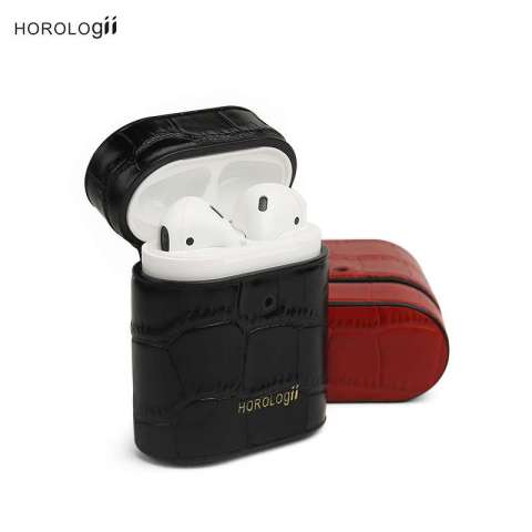 Protective Case Wireless Headset Box Charging Bag Leather Earphone Cover Shell For Airpod dropship